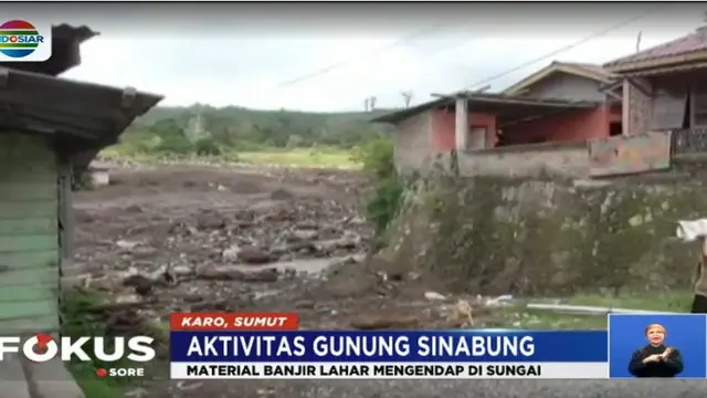 Dampak erupsi Gunung Sinabung, kini menyisakan banyak masalah bagi warga.