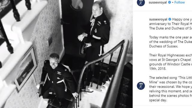 1 Tahun Pernikahan, Pangeran Harry dan Meghan Markle Bagikan Foto-Foto di Balik Layar