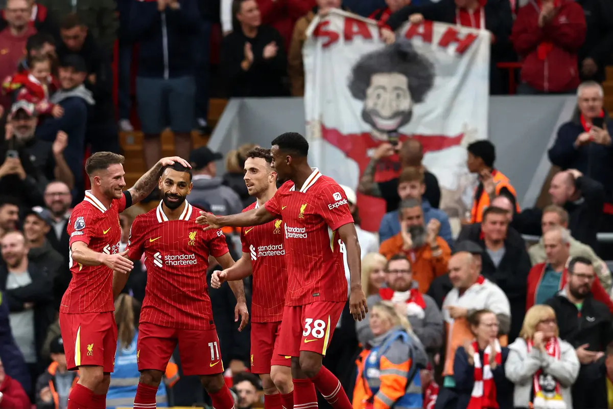 Foto: Kemenangan Manis Laga Kandang Perdana Liverpool di Liga Inggris, Arne Slot Terus Perlihatkan Tajinya