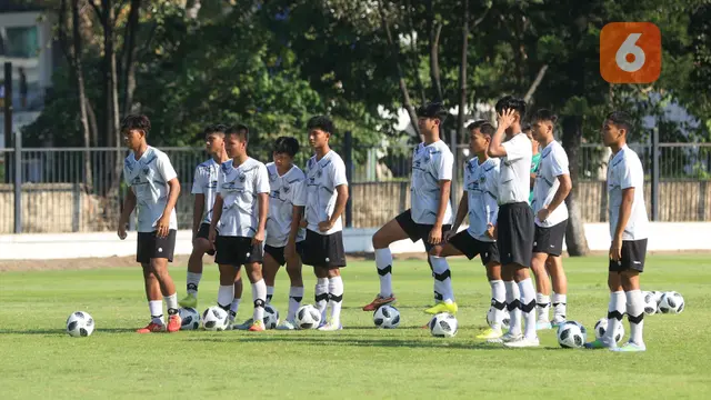 Latihan Timnas Indonesia U-17