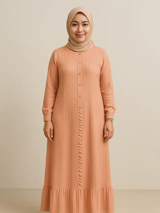 Tips Memilih Gamis untuk Wanita Tinggi 150-an (Foto: ChatGPT)