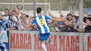 Adrian Dalmau menjadi bintang Espanyol musim ini, dirinya sudah mencetak 11 gol dari 17 kali penampilan di Liga Segunda B. (Twitter)