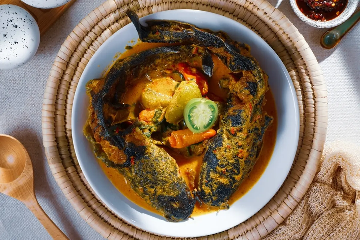mangut lele kuah santan