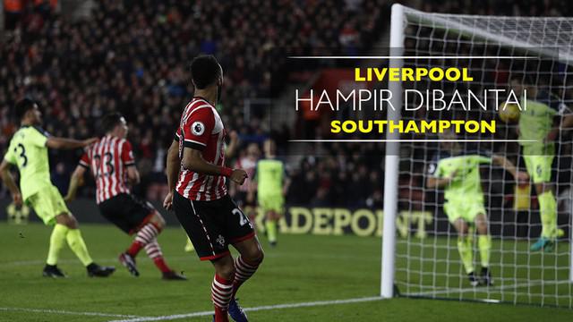 Berita video Liverpool yang hampir dibantai Southampton di Piala Liga, Rabu (11/1/2017).