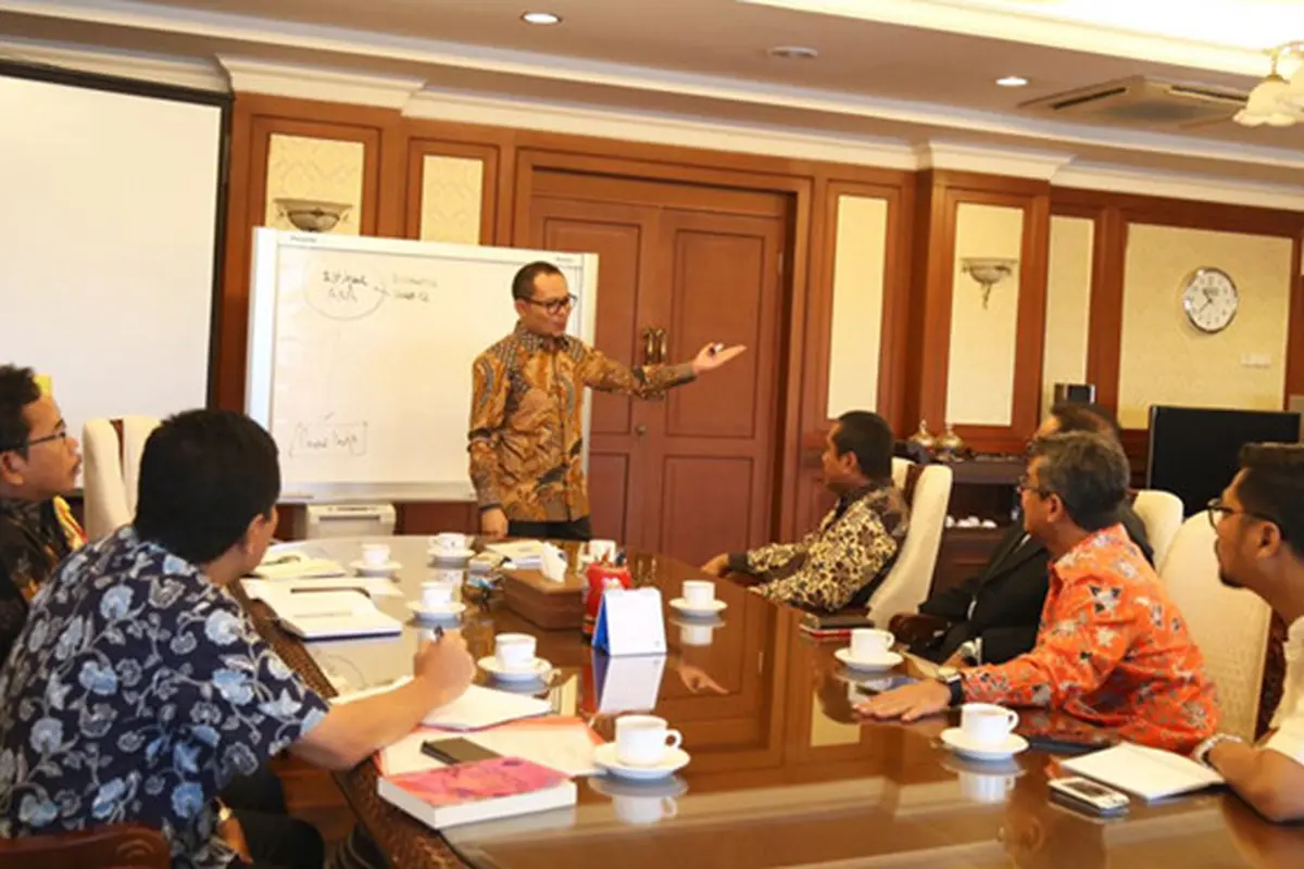 Audiensi APINDO dengan Mentri Ketenagakerjaan M Hanif Dhakiri, Jumat, 22 September 2017.