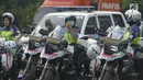 Pasukan bermotor dari kepolisian mengikuti apel Operasi Patuh Jaya 2019 di Lapangan Promoter Polda Metro Jaya, Kamis (29/8/2019). Polda Metro Jaya menggelar operasi lalu lintas bersandi Operasi Patuh Jaya 2019 selama 14 hari dari 29 Agustus hingga 11 September 2019. (merdeka.com/Imam Buhori)