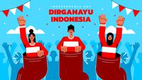 Ilustrasi 17 Agustus, hari kemerdekaan Indonesia. (Photo Copyright by Freepik)