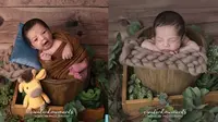 Potret Baby Born Xavier Anak Ricky Perdana dan Chaca Thakya. (Sumber: Instagram.com/rickyperdana06 dan Instagram.com/creatinkmoments)