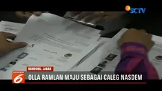 Artis Olla Ramlan maju jadi calon legislatif Partai Nasdem sedangkan Jane Shalimar maju di Partai Demokrat.