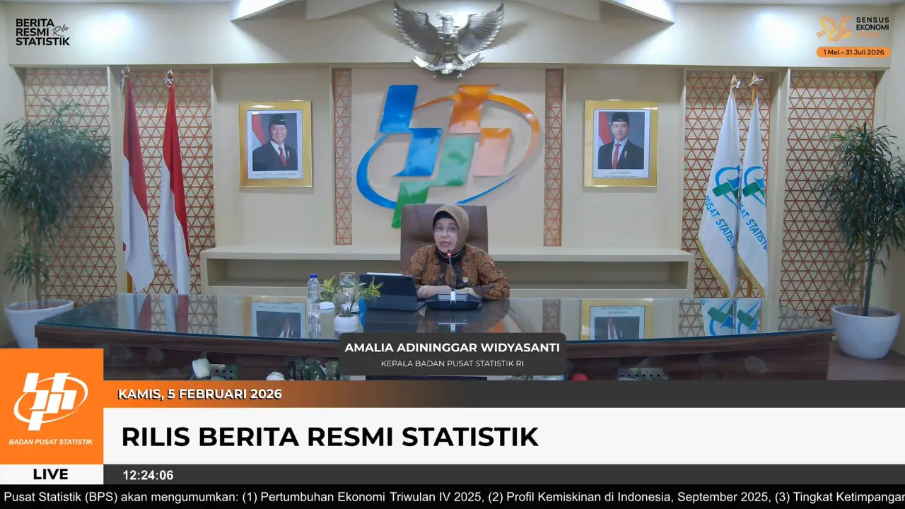 Kepala BPS Amalia Adininggar Widyasanti
