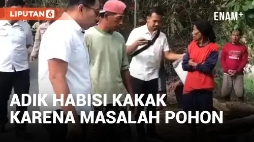 VIDEO: Pria di Ponorogo Habisi Kakak karena Masalah Tebang Pohon