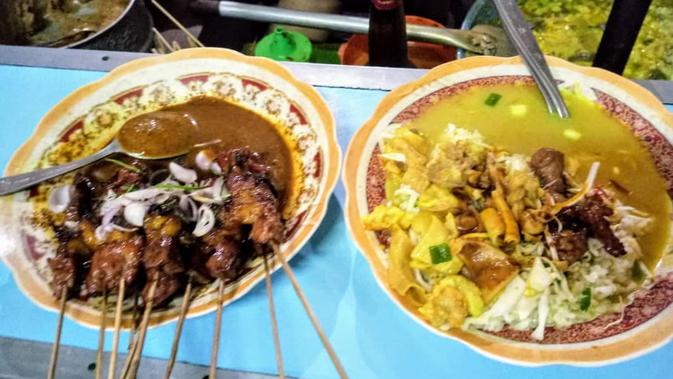 Nasi becek, kuliner khas Nganjuk, Jawa Timur. (dok. Instagram @hadibarata/https://www.instagram.com/p/Breyw12gueQ/Asnida Riani)