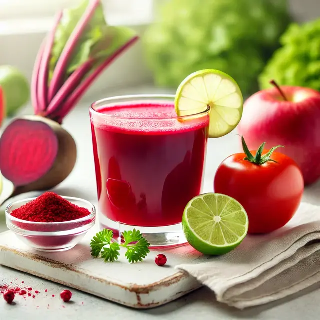 3. Jus Merah Penghancur Lemak