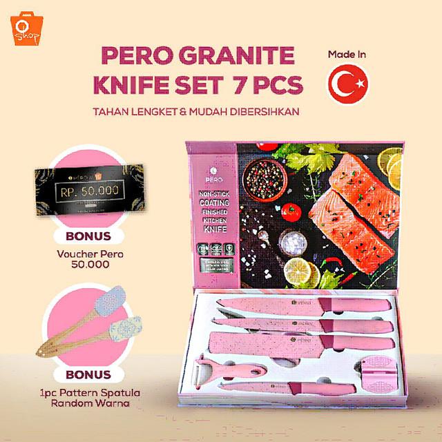 Pero Granite Knife Set 7 Pcs