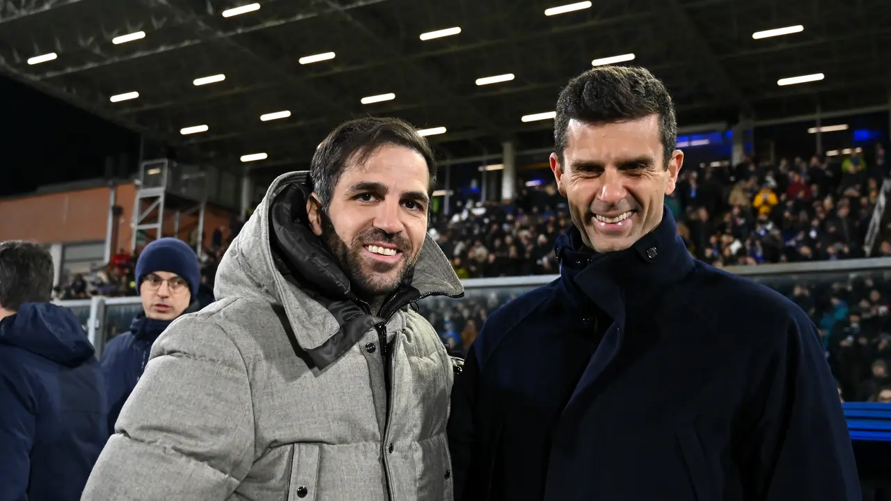 Cesc Fabregas dan Thiago Motta