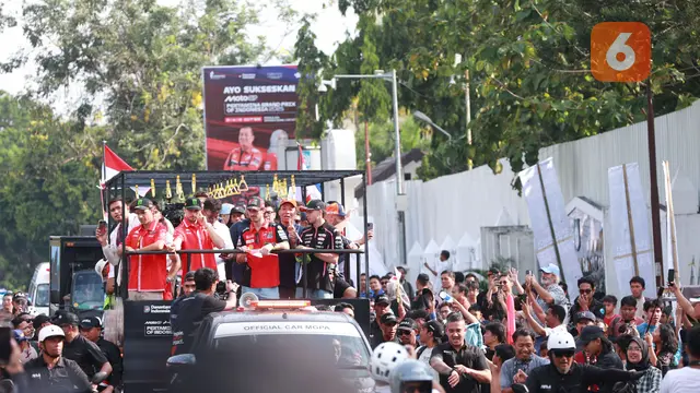 Parade Pembalap Jelang MotoGP Mandalika 2025