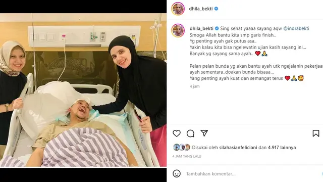 Indra Bekti (Foto: Instagram/@dhila_bekti)