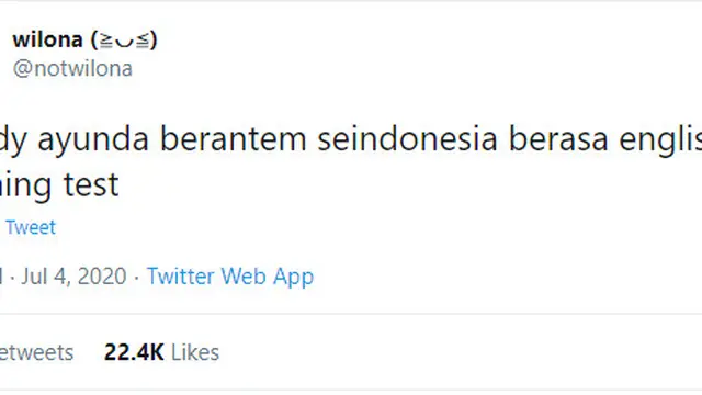 Maudy Ayunda Bertengkar dengan Kekasih Pakai Bahasa Inggris, Ini 8 Respons Kocak Netizen