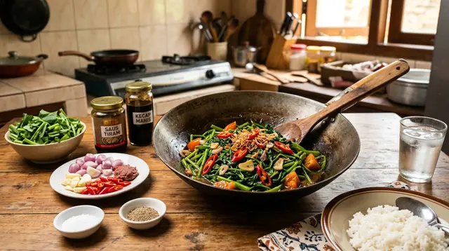 Resep Tumis Kangkung Saus Tiram yang Gurih, Praktis dan Tetap Renyah