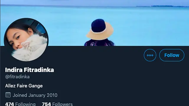 twitter @fitradinka