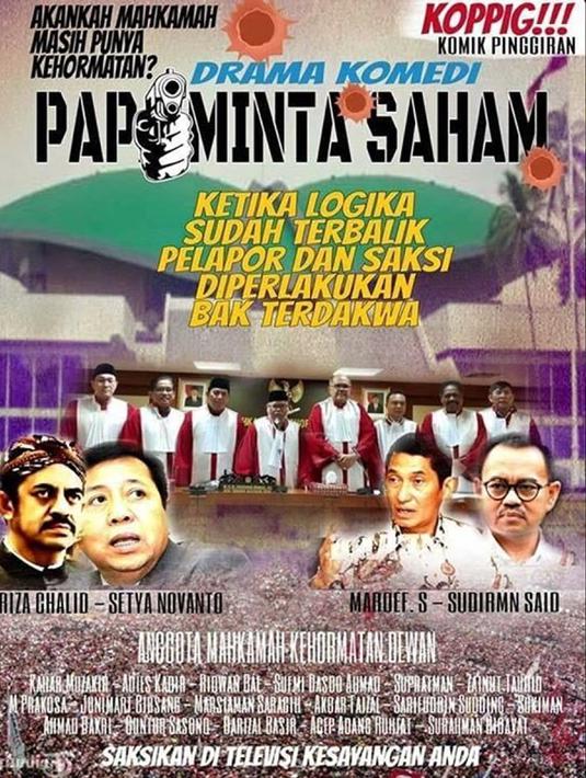 Meme Setnov di Sidang MKD Bikin Ketawa Terpingkal-pingkal - Foto Liputan6.com