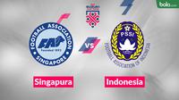 Laga Piala AFF 2018 antara Singapura vs Indonesia. (Bola.com/Dody Iryawan)