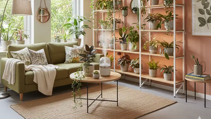 Desain Ruang Tamu Kecil Tapi Nyaman untuk Penyuka Tanaman Hias