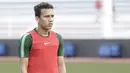 Pemain Timnas Indonesia U-22, Egy Maulana Vikri, saat latihan di Stadion Rizal Memorial, Manila, Senin (25/11). Latihan ini persiapan jelang laga SEA Games 2019 melawan Thailand. (Bola.com/M Iqbal Ichsan)