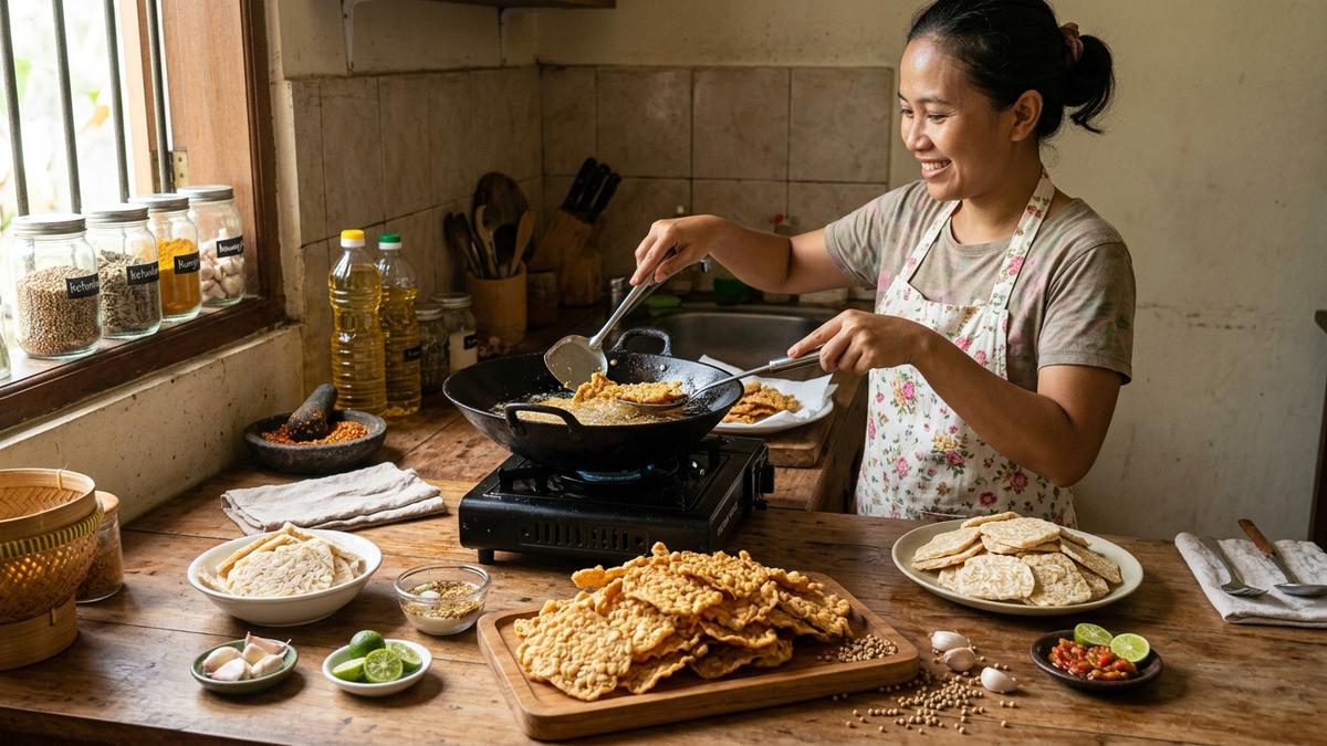 Resep Tempe Crispy Tanpa Tepung Beras, Renyah dan Gurih