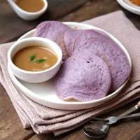 ilustrasi serabi ungu/galuhtati/Shutterstock