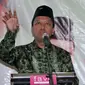 Ketua Umum PPP, Romahurmuziy memberikan sambutan saat Musyawarah Kerja Wilayah PPP DKI Jakarta, Senin (23/2/2015 Romahurmuziy yakin partai PPP akan menjadi peringkat nomer satu dalam pemilu yang akan datang. (Liputan6.com/JohanTallo)