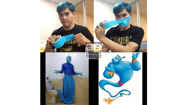 5 Cosplay Low Budget Pakai Isolasi Ini Kocak, Bikin Ketawa
