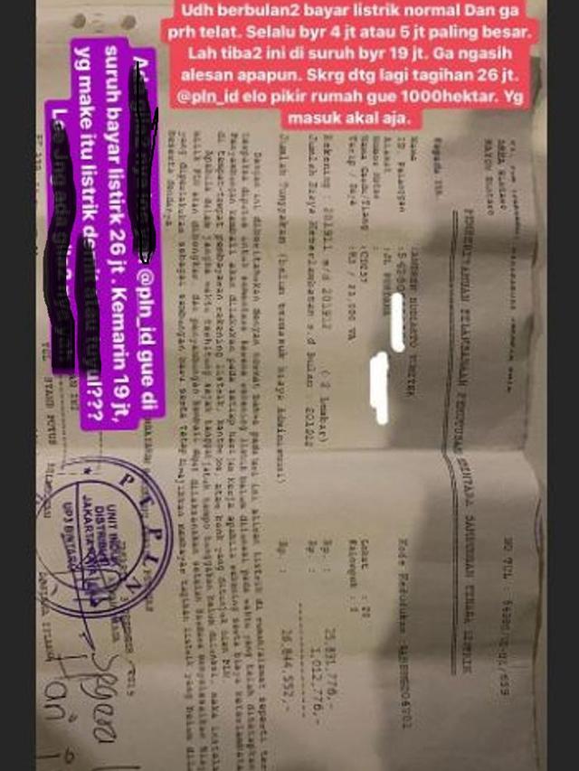 Tagihan Listrik Nikita Mirzani