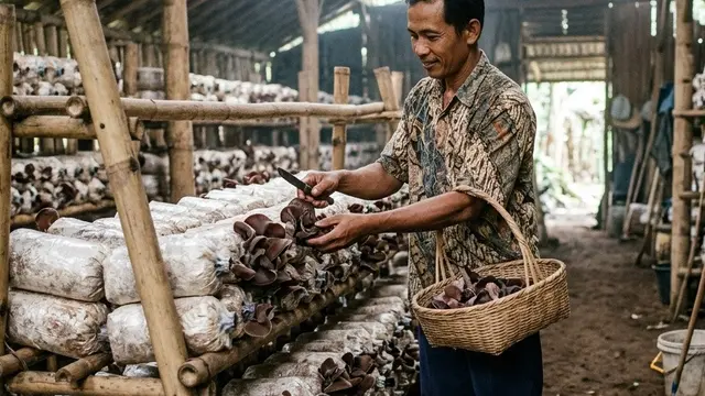 Tips Panen dan Pasca-Panen Jamur Kuping