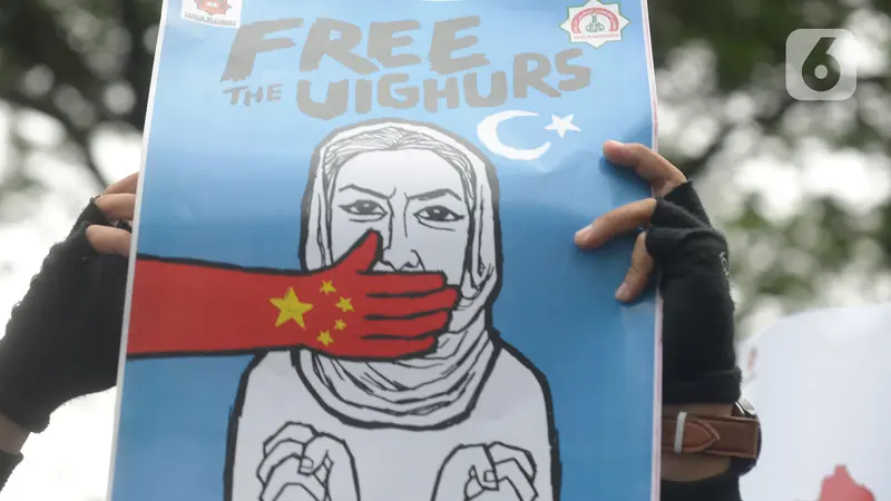 Massa Aksi Bela Muslim Uighur