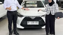 Berhasil mendapatkan Toyota Agya seharga Rp1. (Instagram/@hellowudin)