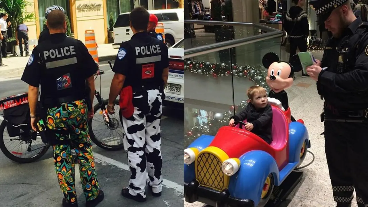 Tingkah Lucu Polisi