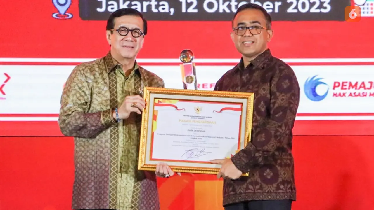 Menteri Hukum dan HAM, Wali Kota Denpasar