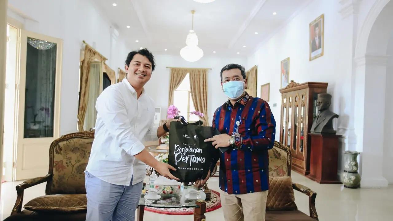 Direktur Perfilman, Musik, dan Media Direktorat Jenderal Kebudayaan Kemendikbud Ristek, Ahmad Mahendra lakukan kunjungan kerja ke Sumatera Barat.