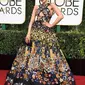 Penampilan Olivia Culpo saat menghadiri Golden Globes 2017. (AFP/Bintang.com)