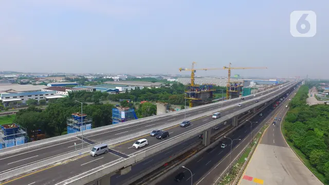 Melihat Tol Layang Jakarta-Cikampek dari Udara