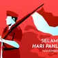 Ilustrasi Peringatan Hari Pahlawan 10 November (Photo created by Freepik)