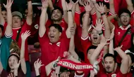 Ilustrasi nonton Timnas Indonesia.