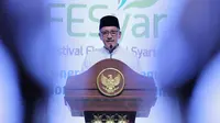 Deputi Gubernur Bank Indonesia (BI), Dody Budi Waluyo, dalam acara pembukaan Festival Ekonomi Syariah (FESyar) Indonesia di Surabaya. (Foto: BI)