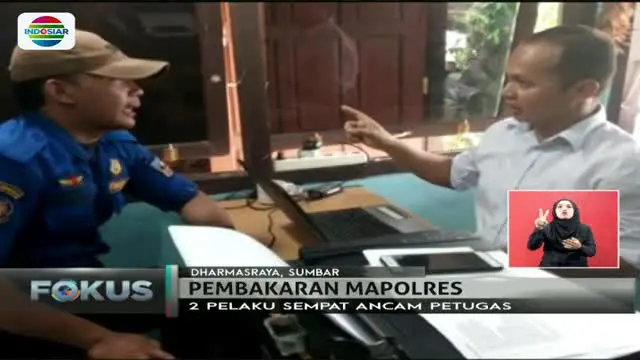 Pelaku Pembakaran Mapolres Dharmasraya Terkait Jaringan ISIS
