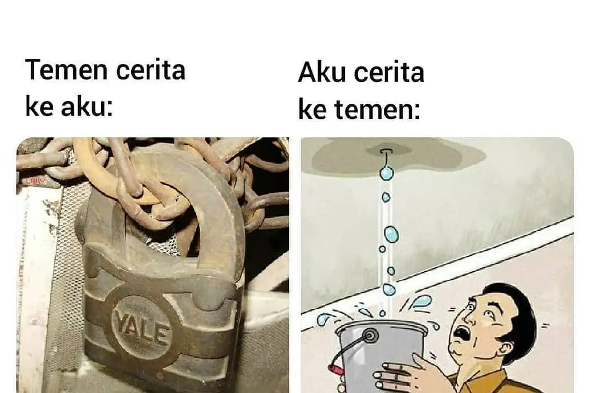6 Meme Orang Bocorin Rahasia Teman Ini Sering Terjadi