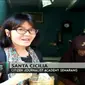 Gadis berkacamata yang kerap disapa Santa ini merasa Seneng sekali karena karya yang ia buat bersama teman satu tim nya bisa dihargai dan ditayangkan di TV Nasional