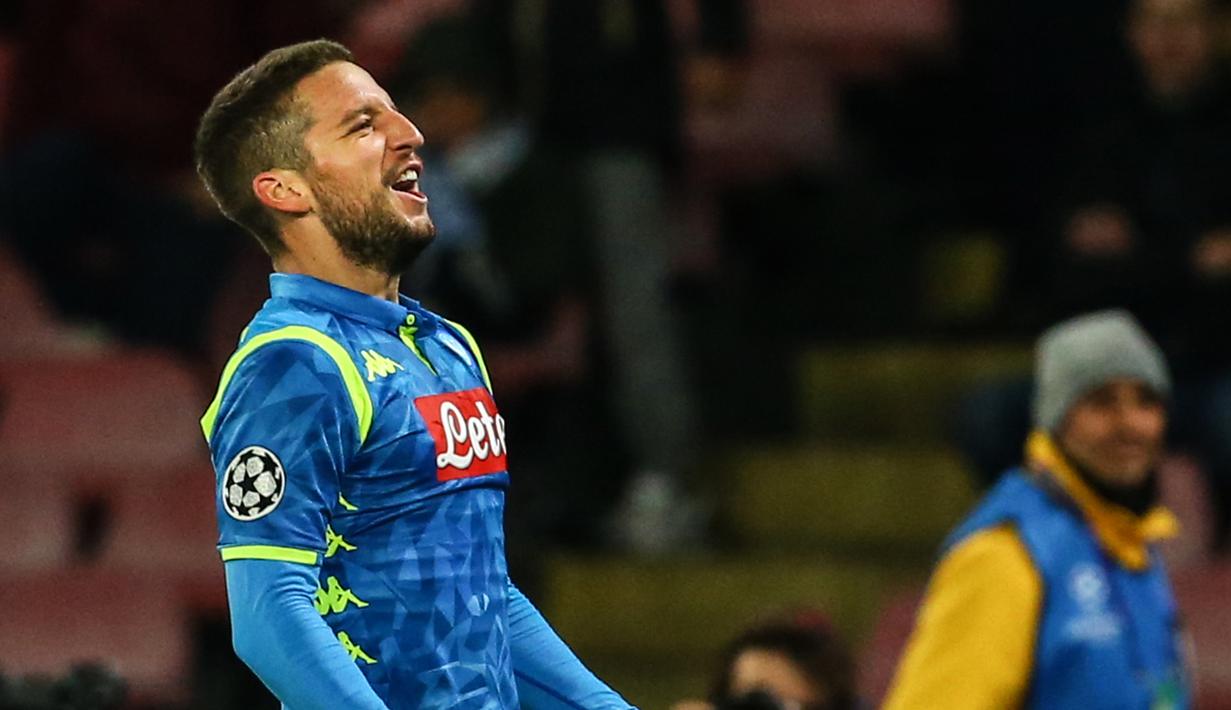 8. Dries Mertens (Napoli) - 7 gol dan 4 assist (AFP/Carlo Hermann)