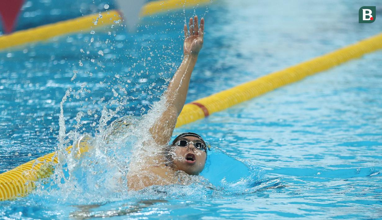 Jason menegaskan tidak akan terlalu memforsir diri di Kejurnas Akuatik 2026. Pasalnya kondisi kebugarannya belum pulih sepenuhnya. Jason ingin bisa meraih catatan waktu terbaiknya selama Kejurnas Akuatik 2026. (Bola.com/M Iqbal Ichsan)