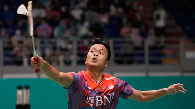 Anthony Ginting Lolos ke Perempat Final Malaysia Open 2023 Usai Taklukkan Anders Antonsen